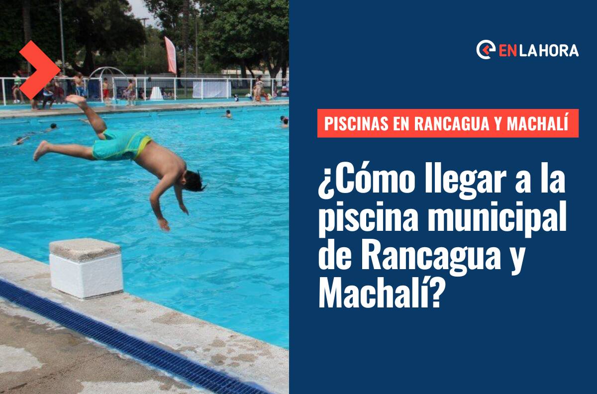 Piscinas municipales en Rancagua y Machalí: ¿Cómo llegar y cuánto cuestan las entradas?