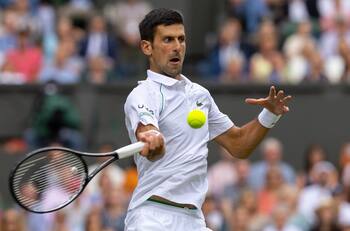 Novak Djokovic jugará la final de Wimbledon y quedó a un triunfo de igualar a Roger Federer y Rafael Nadal