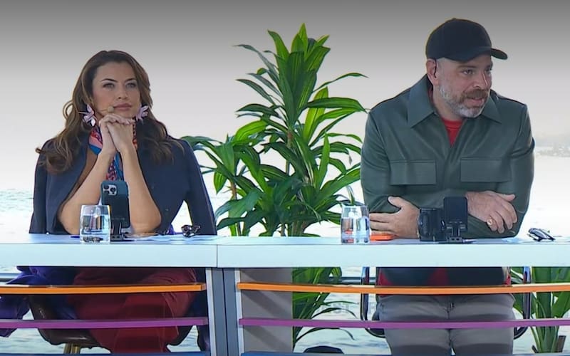 y José Antonio Neme tuvieron un cruce en el matinal. Créditos: Captura Mega