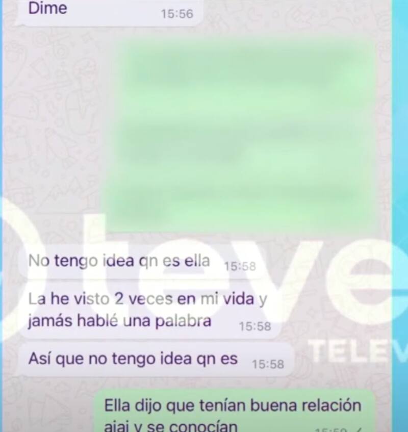 Claudio Valdivia desconoció tener una relación cercana con Maite Orsini.