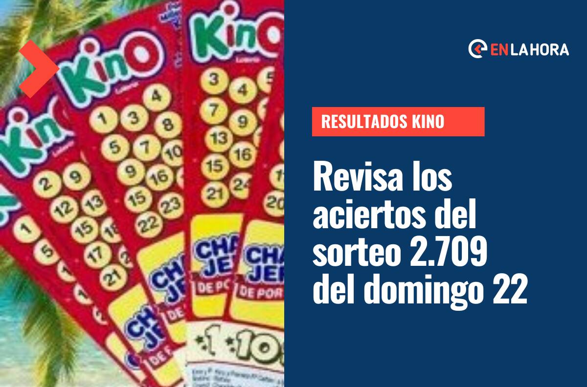 Resultados Kino Chile: Revisa los ganadores del sorteo N°2709 de este domingo 22 de enero