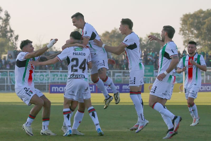 Palestino venció por 3-1 a Santiago Wanderers en La Cisterna. Foto: Agencia Aton.