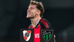 MARCADOR FINAL | River Plate 2 - San Martín (SJ) 0 por Torneo Clausura 2025