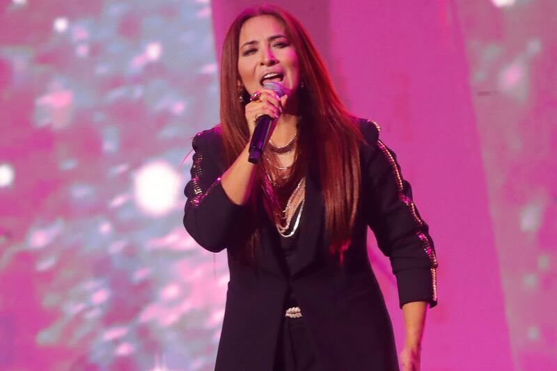 con más de 30 años de trayectoria, ha tenido varios reconocimientos a nivel internacional. Catalogándola como una de las mejores cantantes del género romántico. Créditos: JONNATHAN OYARZUN/ATON CHILE