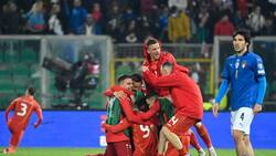 Portugal avanza e Italia queda eliminada ante Macedonia del Norte en el repechaje europeo
