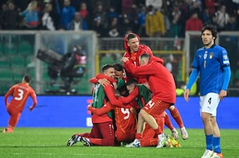 Portugal avanza e Italia queda eliminada ante Macedonia del Norte en el repechaje europeo