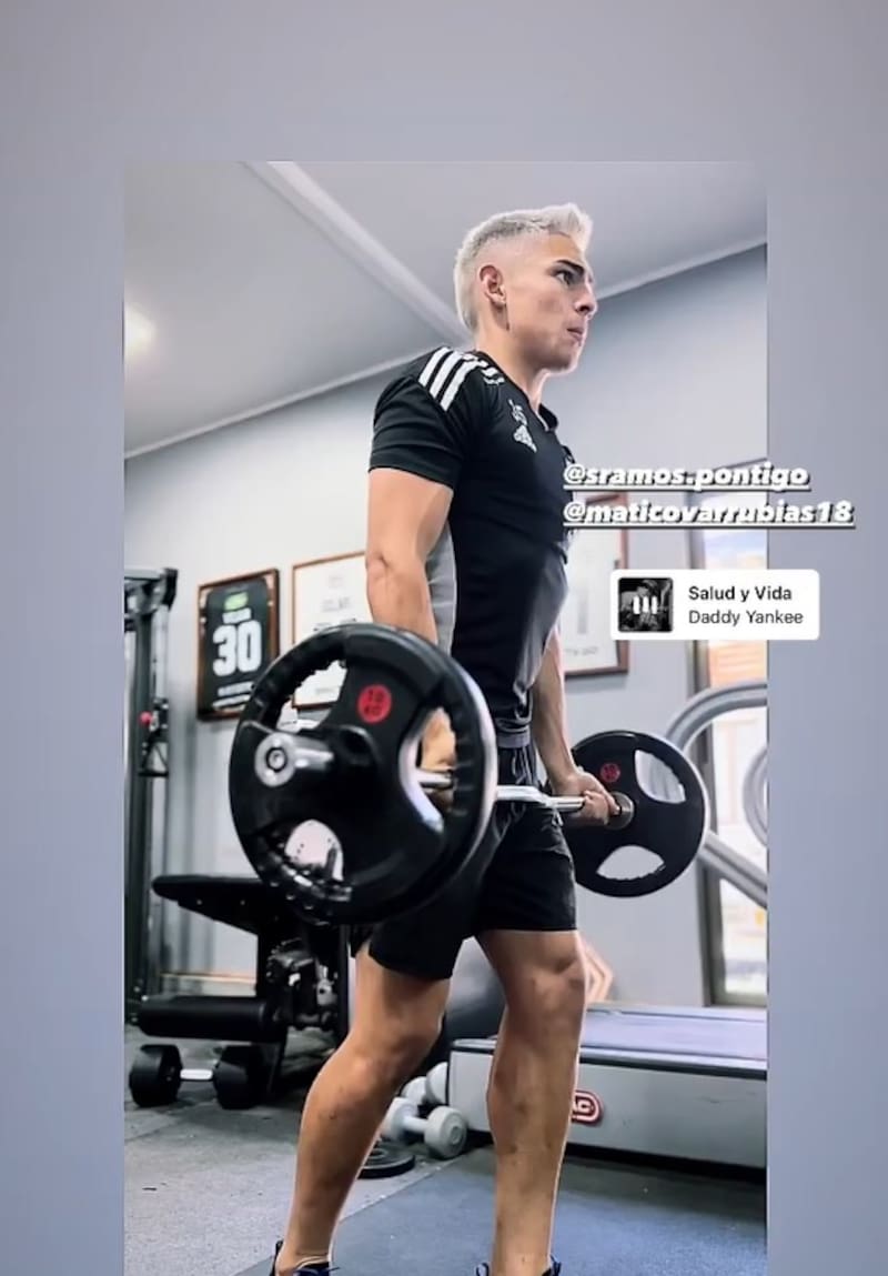 Joan Cruz se encuentra entrenando bajo la supervisión de preparadores físicos del Rodelindo Román de Arturo Vidal.