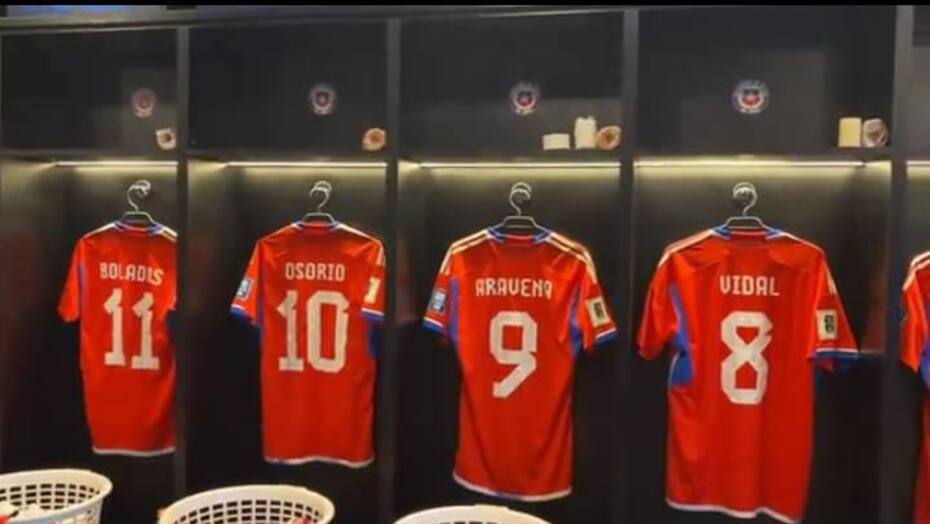 Los dorsales para el partido contra Uruguay.