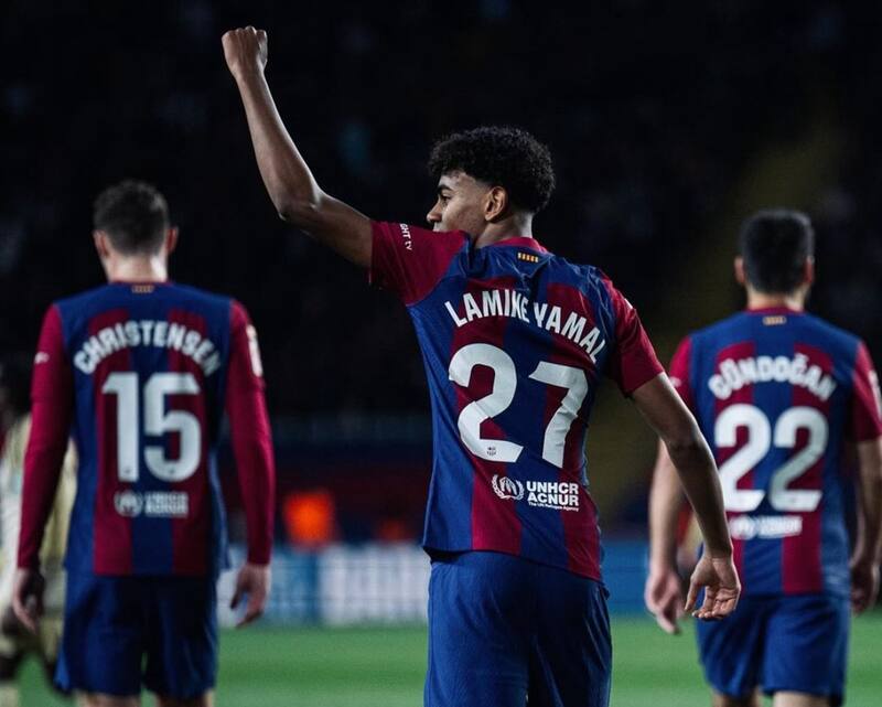 Lamine Yamal está lejos de los mejores pagados del Barcelona