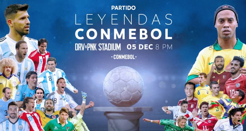 Marcelo Salas e Iván Zamorano participarán de partido de Leyendas de la Conmebol.