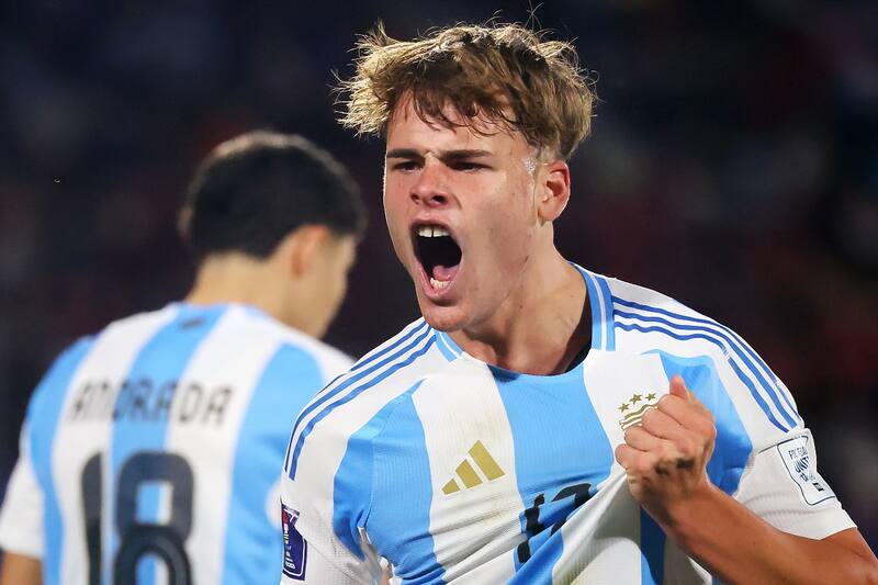 , una de las figuras de Argentina en el Mundial Sub 20. Agencia Aton