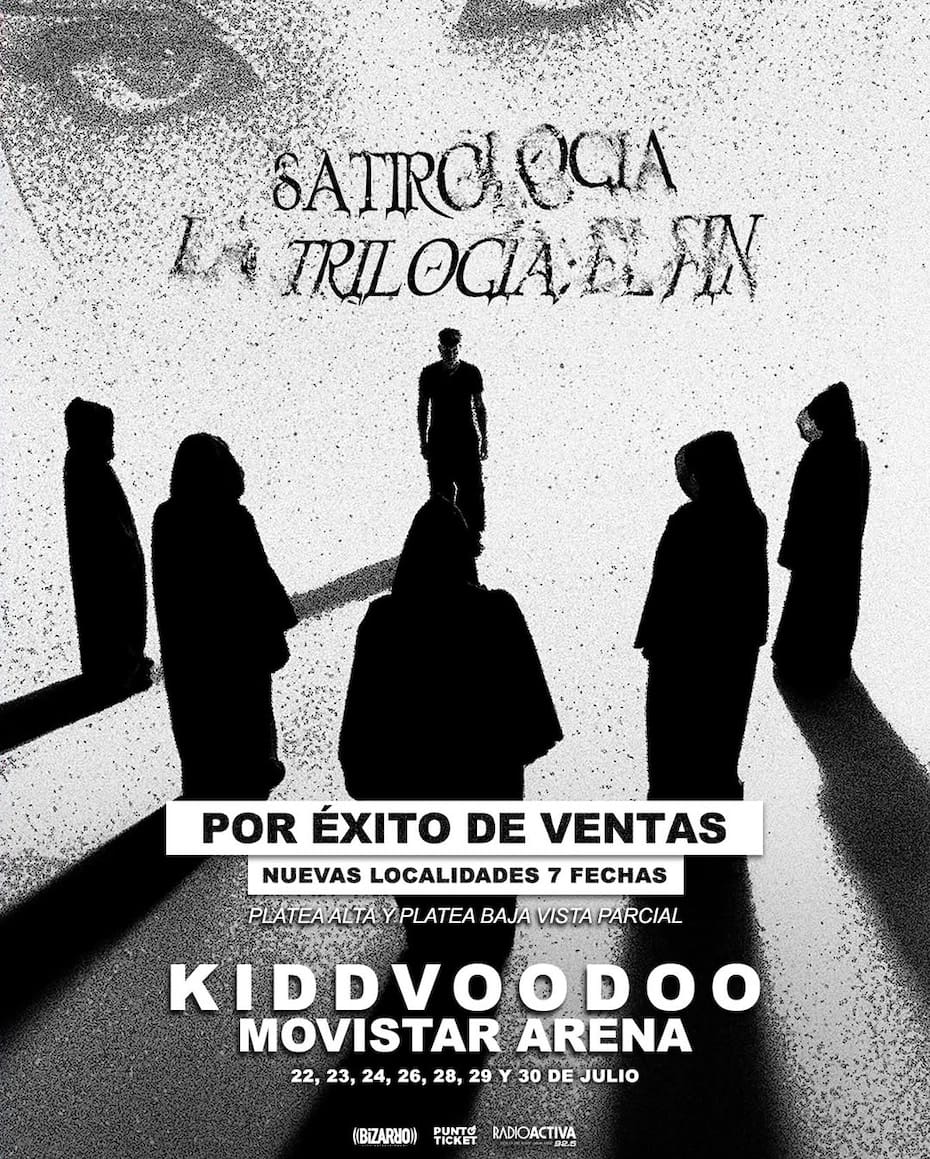 La productora Bizarro confirmó las nuevas ubicaciones para el concierto del cantante urbano.