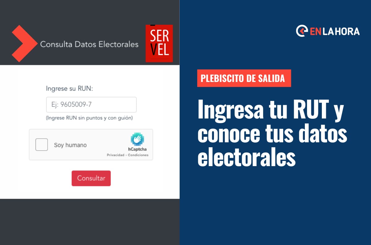 Servel: Consulta con tu RUT por tus datos electorales como lugar de votación, si eres vocal de mesa y si estás habilitado para sufragar