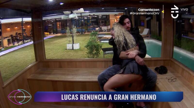 Lucas Crespo se sinceró con Francisca Maira. Foto: CHV.