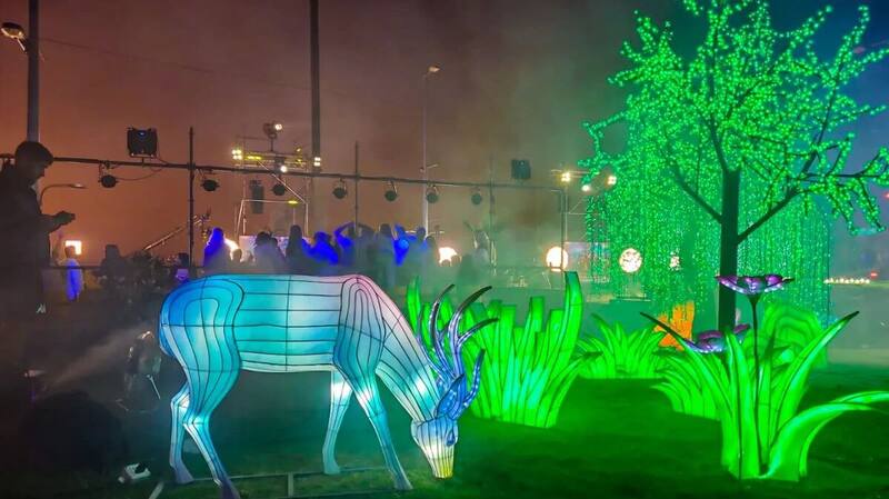 Revisa dónde se realizará el show de luces chinas, cuándo y cuál será el horario. Créditos: Lantern Festival