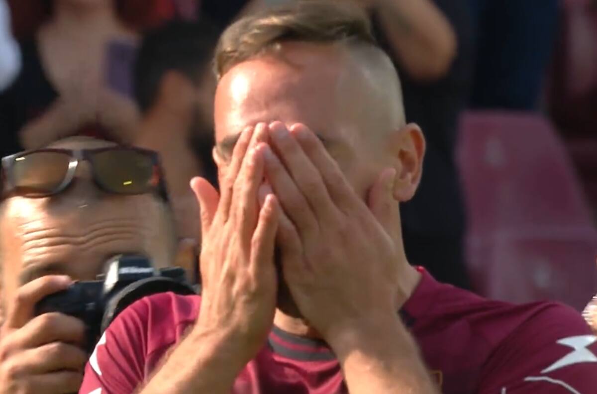 VIDEO | No aguantó las lágrimas: así fue la despedida de Franck Ribéry en la Serie A