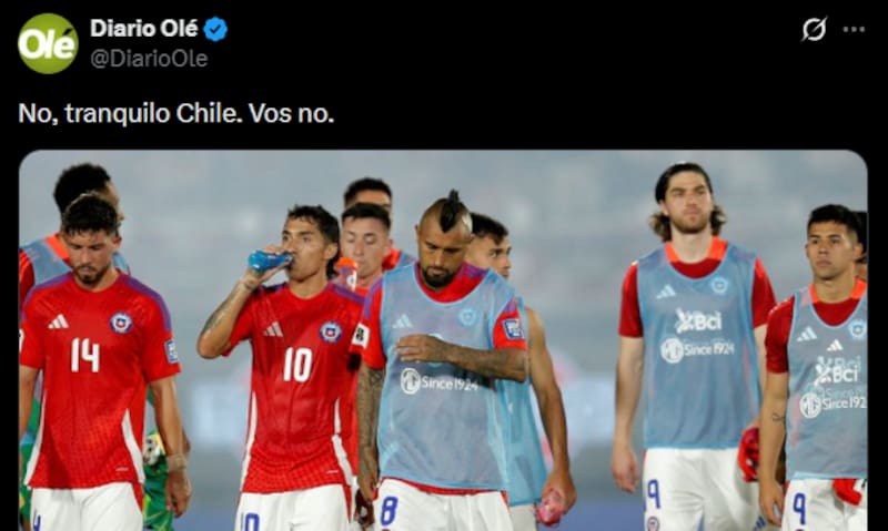 La burlesca publicación del medio argentino.