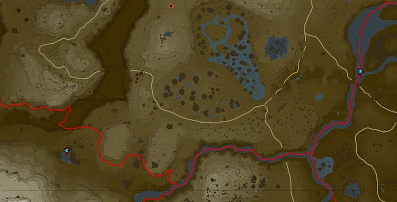 Ubicaciones octorok acuático.