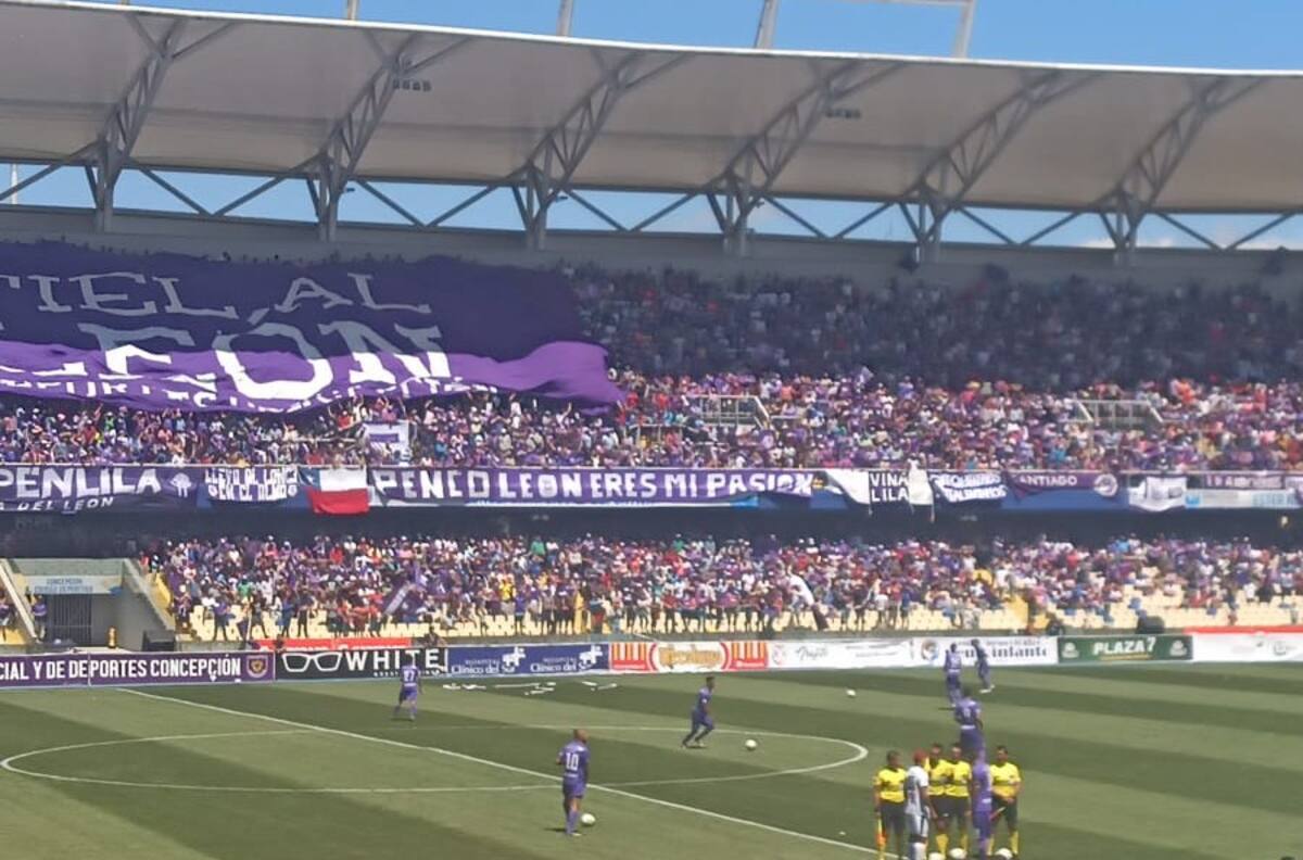 A estadio lleno y un gran lienzo: Así fue la salida de Deportes Concepción