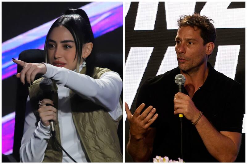 La cantante argentina habló sobre su relación con el actor.