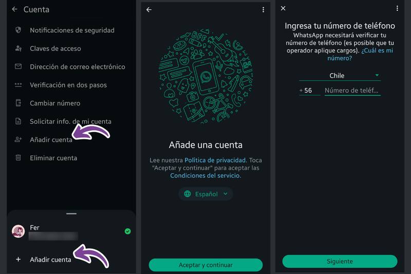 Revisa cómo poner más de una cuenta de WhatsApp en tu teléfono.