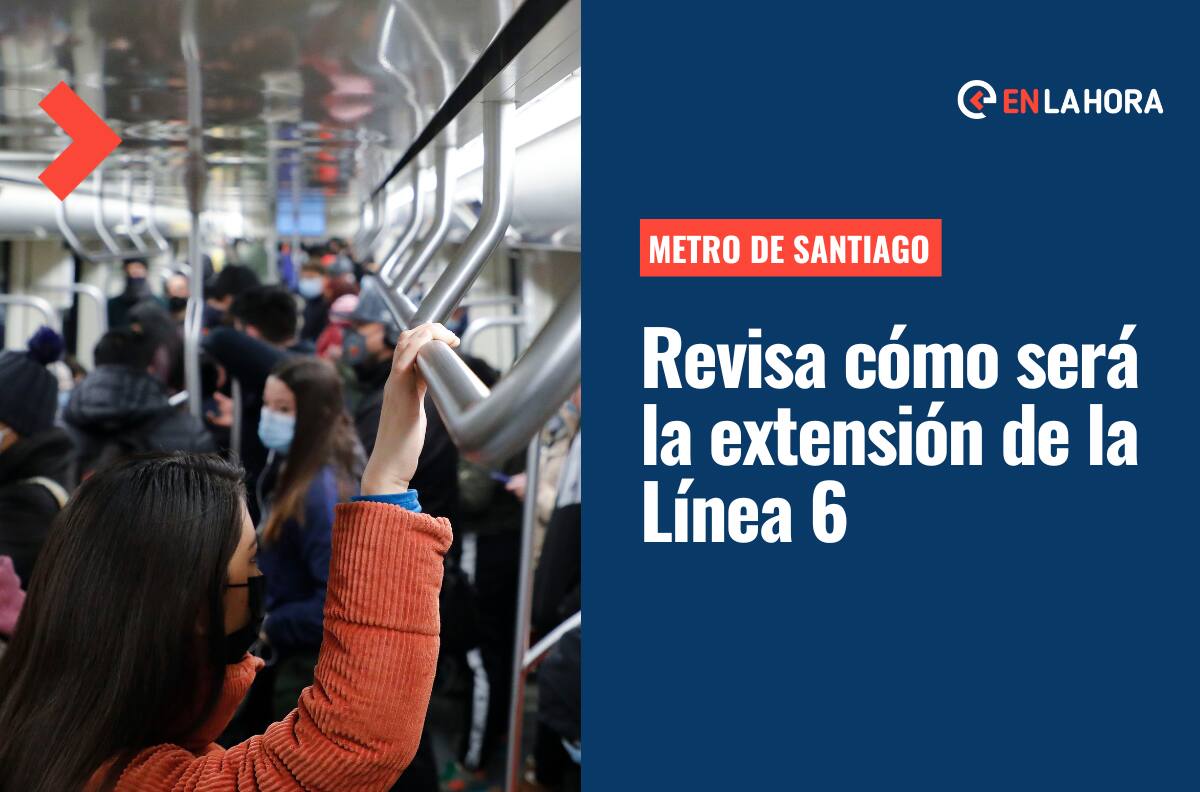Extensión Línea 6 del Metro de Santiago: ¿Hasta dónde llegará y cuándo estará disponible?