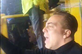 VIDEO | Por amarte así: Cristián Castro sorprendió alentando a Boca Juniors en La Bombonera