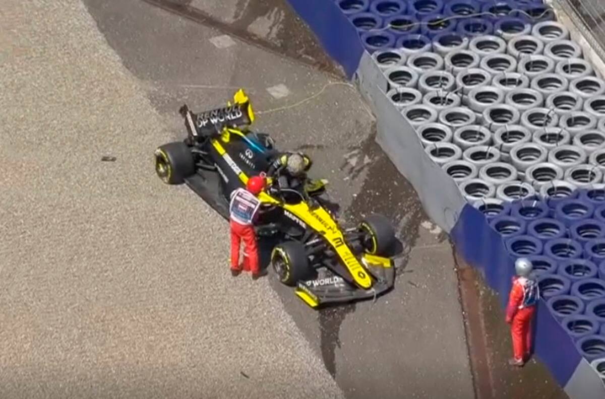 Fuerte golpe: Daniel Ricciardo sufrió un duro accidente en las prácticas en Austria