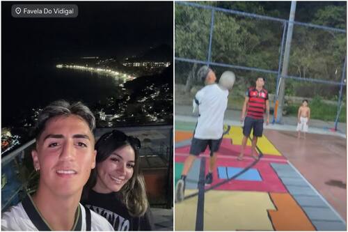 El volante disfruta sus vacaciones en Brasil