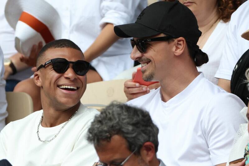 Kylian Mbappé y Zlatan Ibrahimovic vivieron especial encuentro en Francia