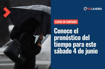 ¿Va a llover este domingo en Santiago?: Revisa cuál es el pronóstico para la Región Metropolitana