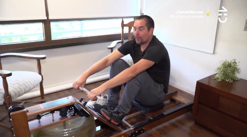 Su máquina de ejercicio especial para practicar en su deporte favorito. Créditos: CHV.