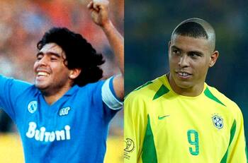 ¡Increíble! El impresionante valor que hoy tendrían los pases de Diego Maradona y Ronaldo