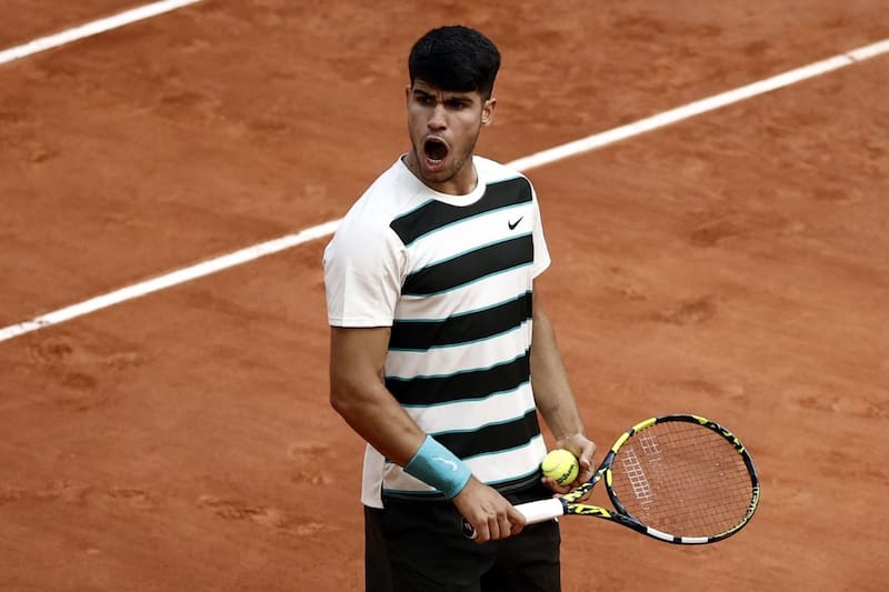 le ganó al estadounidense Ben Shelton en Roland Garros. Foto: EFE.