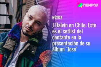 J Balvin en Chile: Este es el setlist con las canciones que presentaría el artista colombiano