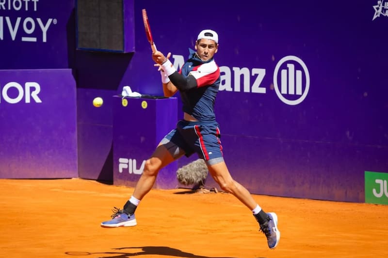 El chileno en el ATP 250 de Buenos Aires. Foto: @tabilo97