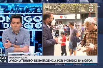 "Yo le dije que conversáramos, no quiso": Sujeto interrumpió a los gritos despacho de "Contigo en Directo"
