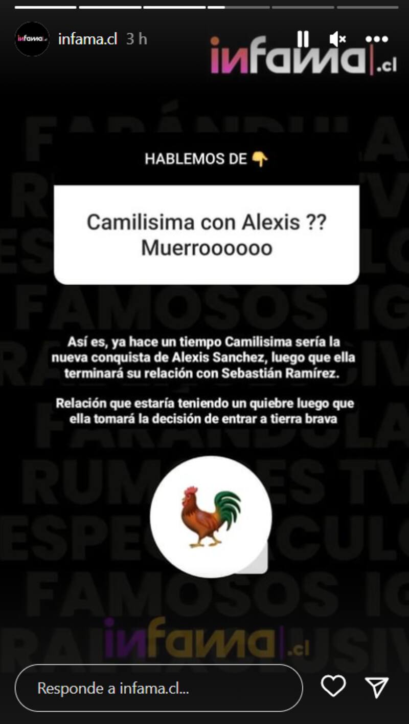 Camila Campos sería la nueva polola de Alexis Sánchez. Créditos: Infama.