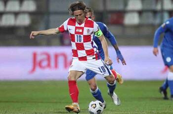 Jornada histórica para Luka Modric: Croacia derrotó con lo justo a Chipre en las eliminatorias europeas