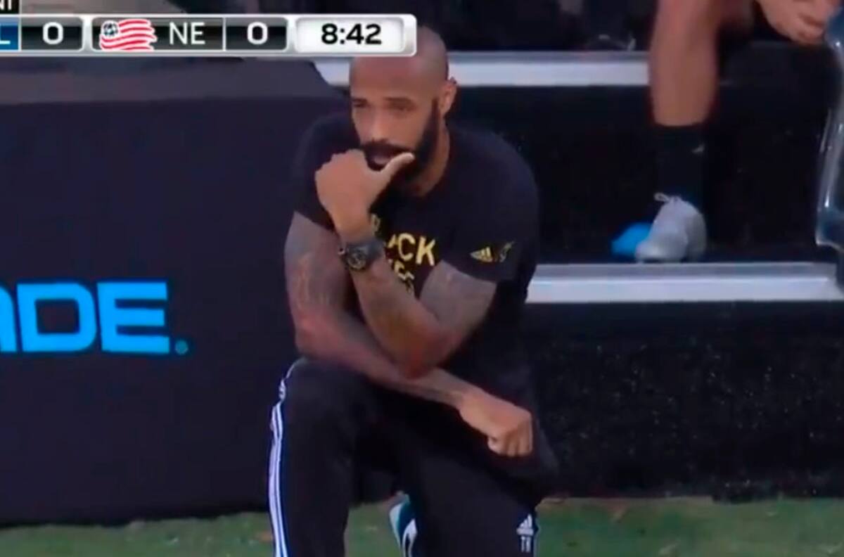 El bonito gesto de Thierry Henry en homenaje a George Floyd