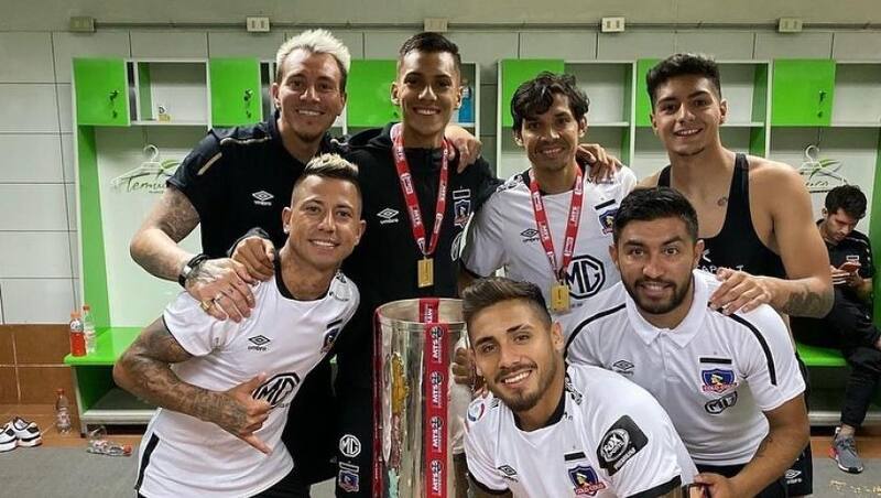 Carlo Villanueva tras ganar la Copa Chile 2019 en Colo Colo