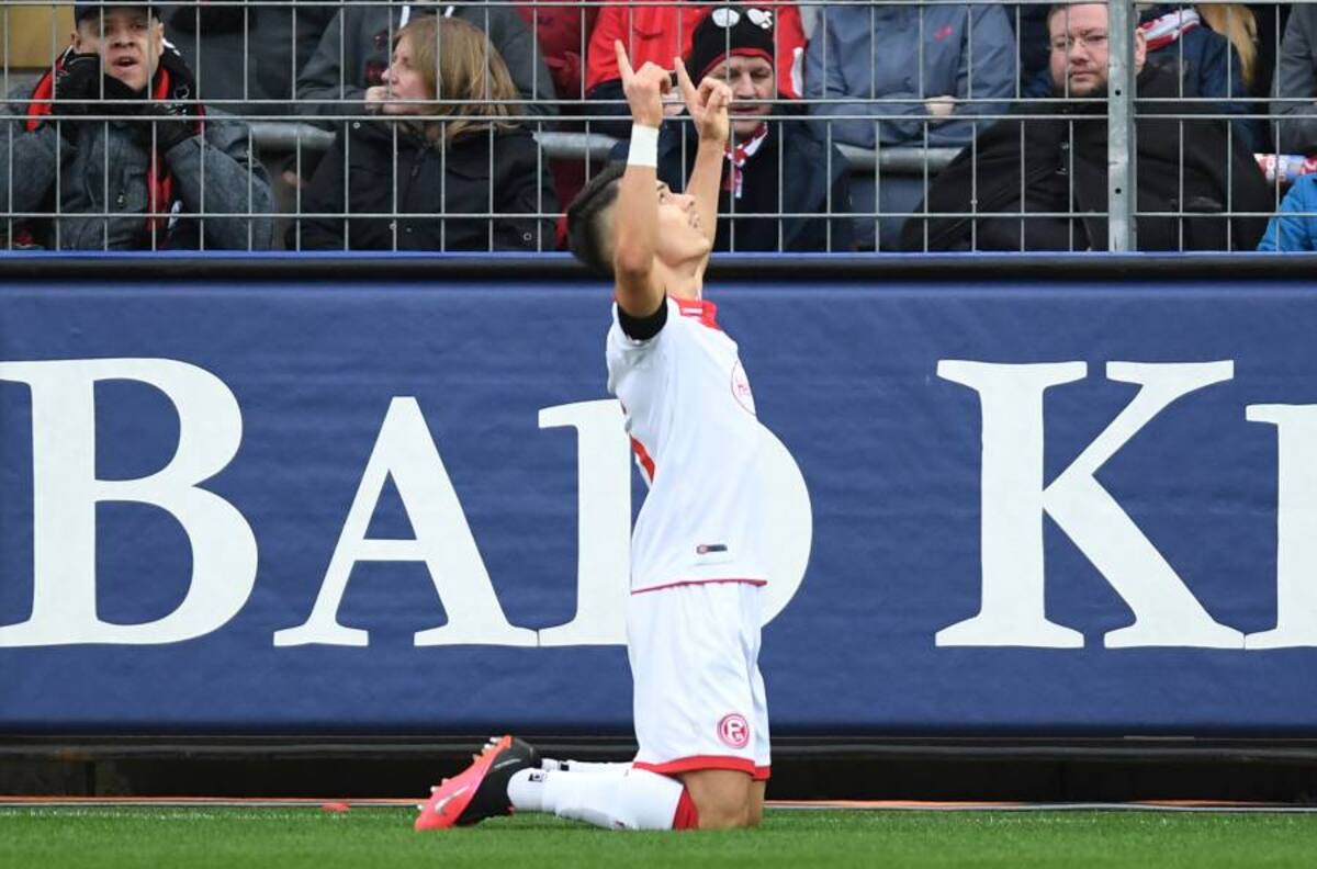 Un lujo con clase: El golazo de Erik Thommy que aumentó la ventaja del Fortuna Dusseldorf