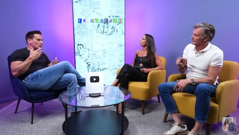 El actor tuvo una amena charla con la presentadora y el actor. Créditos: @EN...PAREJA2.