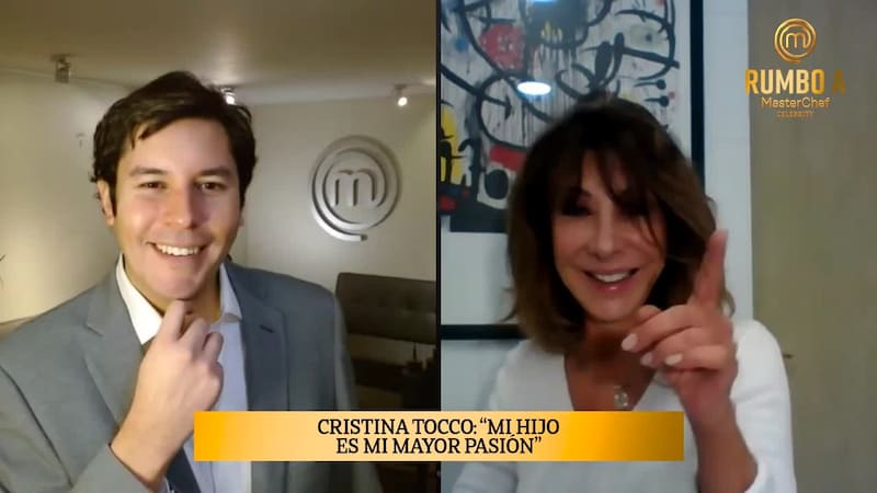 Cristina Tocco y su hijo abogado
