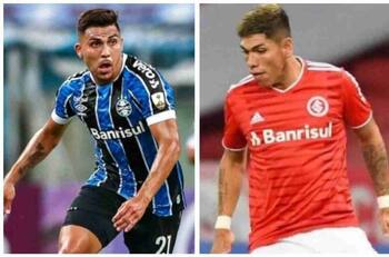 Duelo de chilenos: César Pinares y Carlos Palacios fueron convocados para el clásico entre Gremio e Inter de Porto Alegre
