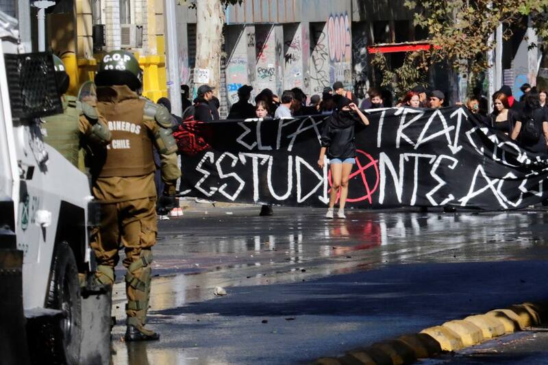 Conoce los desvíos de tránsito en el Centro de Santiago. Foto: ATON.
