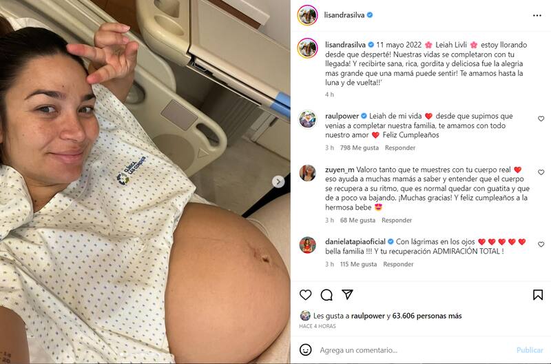 Lisandra Silva celebra un año de Leiah, su hija