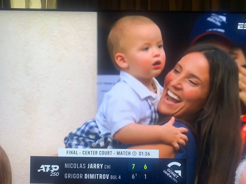 Las postales que enternecieron a todos en el ATP de Ginebra