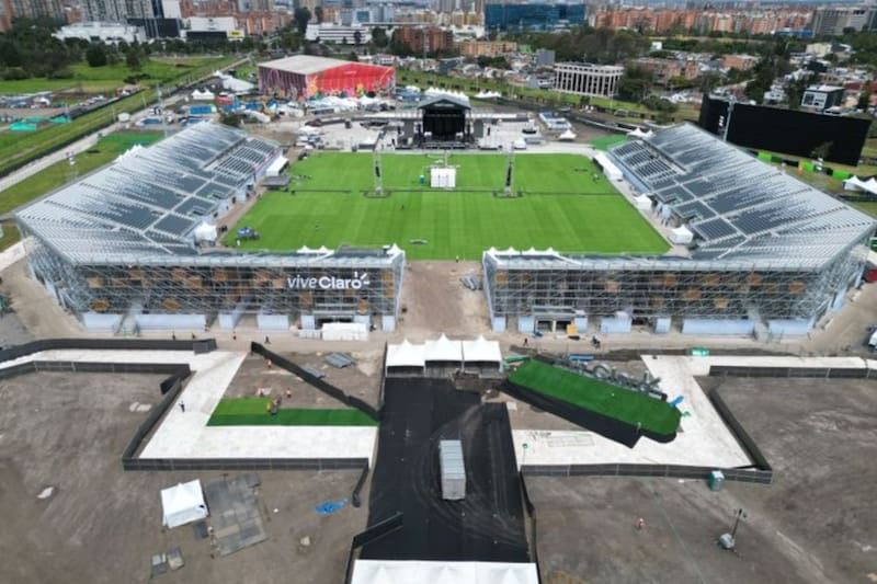 El inmenso recinto multiusos inaugurado en julio pasado en Bogotá, Colombia.