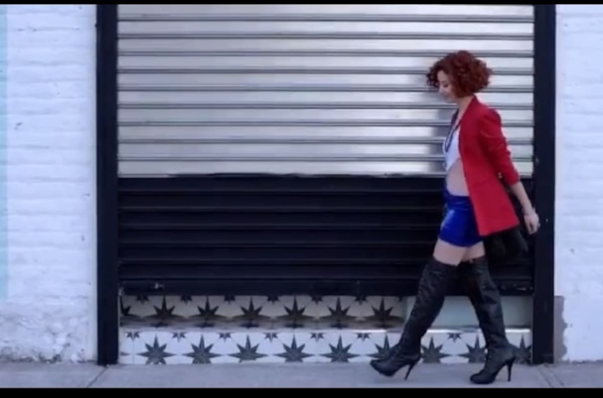 La transformación de Fernanda Ramírez en "Pretty Woman" para sesión fotográfica